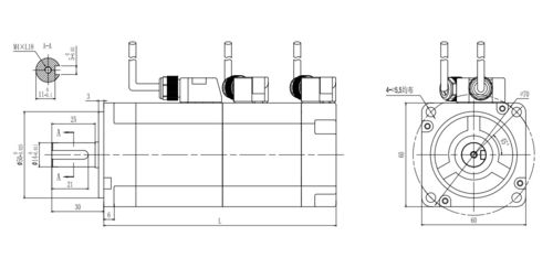 60b1系列 五对极 伺服电机产品介绍